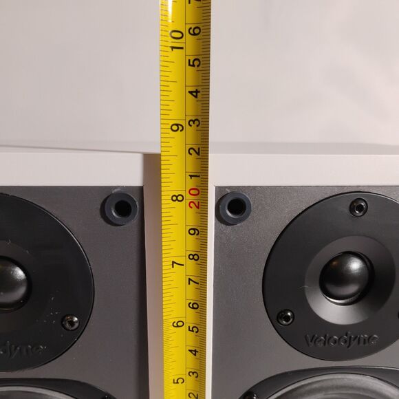 Pair Rare White Velodyne CHT-14WV Bookshelf Satellite Speakers 2002 - Picture 7 of 16